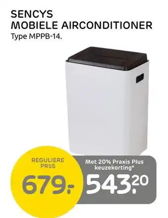 Praxis Sencys Mobiele Airconditioner Type Mppb-14. aanbieding