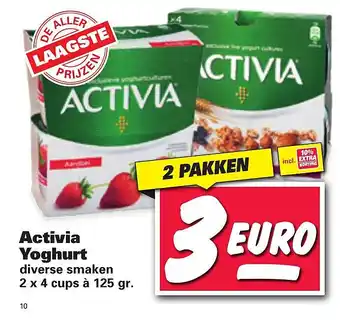 Nettorama Activia Yoghurt aanbieding