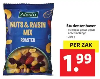 Lidl Alesto Studentenhaver 250g aanbieding