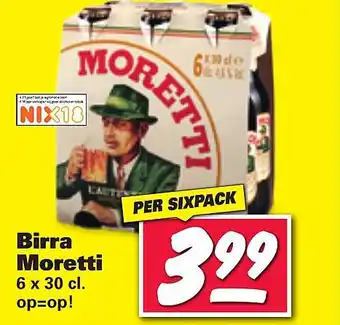 Nettorama Birra Moretti aanbieding