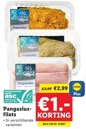 Lidl VIS Pangasiusfilets aanbieding