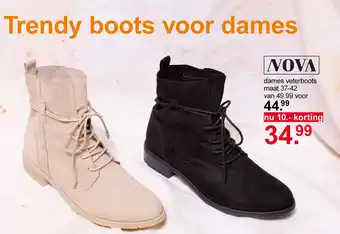 Scapino Dames veterboots aanbieding