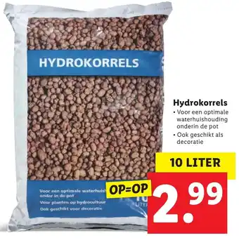 Lidl Hydrokorrels 10L aanbieding