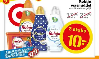 Coop Robijn Wasmiddel aanbieding