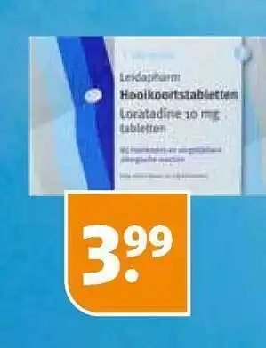 Poiesz Hooikoortstabletten Loratadine 10 Mg Tabletten aanbieding