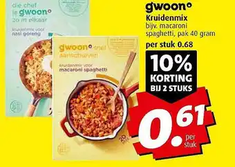 Boni Gwoon Kruidenmix aanbieding