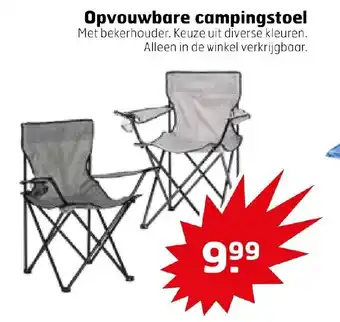 Trekpleister Opvouwbare campingstoel aanbieding