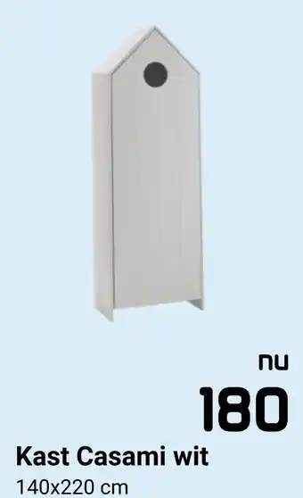 Beddenreus Kast Çasami wit 140x220cm aanbieding