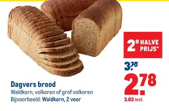 Makro Dagvers brood aanbieding