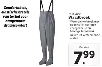 Lidl Parkside Waadbroek aanbieding