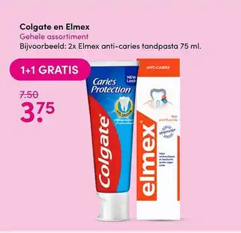 Drogisterij Visser Colgate En Elmex 1+1 Gratis 75ml aanbieding