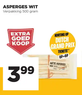 Jumbo Asperges Wit 500 gram aanbieding