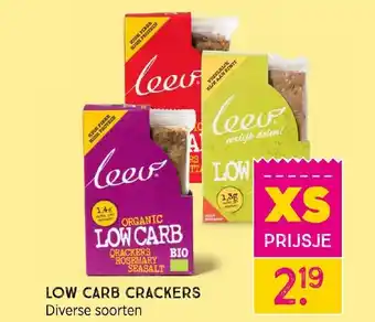 Xenos Low Carb Crackers aanbieding