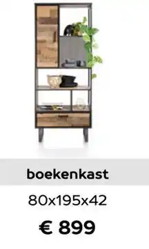 Henders & Hazel Boekenkast 80x195x42cm aanbieding