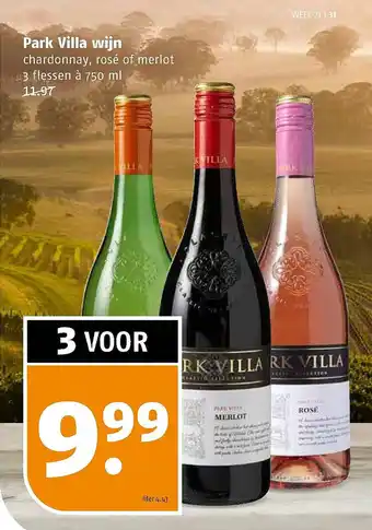 Poiesz Park Villa wijn aanbieding