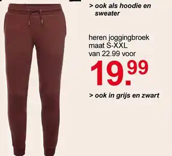 Scapino Heren joggingbroek aanbieding