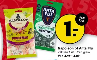 Hoogvliet Napoleon of anta flu 120-275g aanbieding