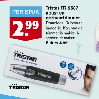 Hoogvliet Tristar TR-2587 neus- en oorhaartrimmer aanbieding