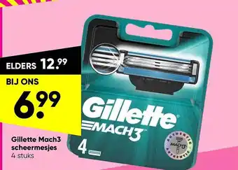 Big Bazar Gillette Mach3 Scheermesjes aanbieding