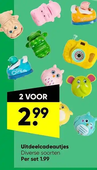 Big Bazar Uitdeelcadeautjes aanbieding