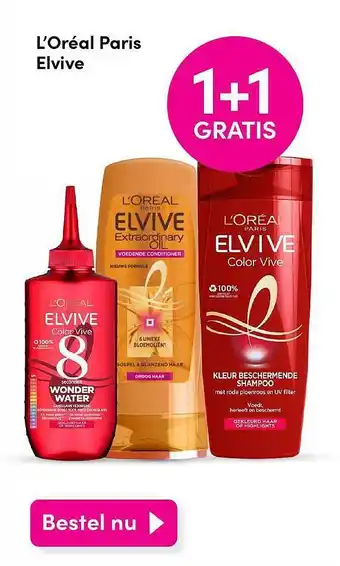 DA L'Oréal Paris Elvive 1+1 Gratis aanbieding