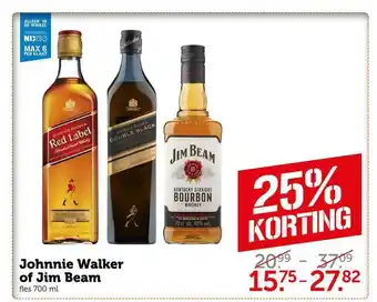 CoopCompact Johnnie Walker Of Jim Beam aanbieding