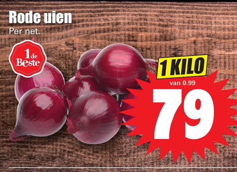 Dirk Rode uien aanbieding