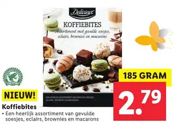 Lidl Delicieux Koffiebites 185g aanbieding