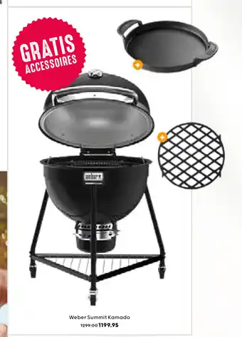 Kampeerwereld Hendriks Weber summit kamado aanbieding