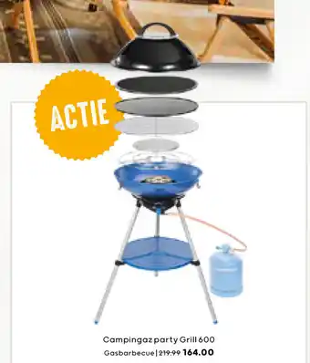 Kampeerwereld Hendriks Campingaz party grill 600 gasbarbecue aanbieding