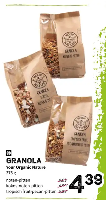 Ekoplaza GRANOLA 375g aanbieding