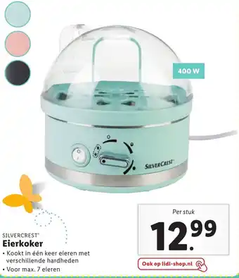 Lidl Silvercrest Eierkoker aanbieding