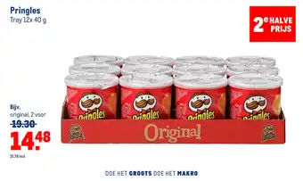 Makro Pringles tray 12x40g aanbieding