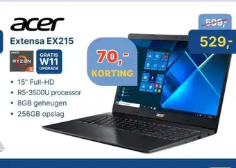 Levix Computershop Acer extensa EX215 aanbieding