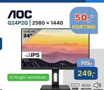 Levix Computershop AOC Q24P2Q aanbieding