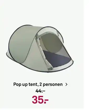 Karwei Pop up tent, 2 personen aanbieding