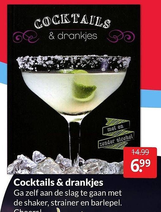 Boekenvoordeel Cocktails & drankjes aanbieding