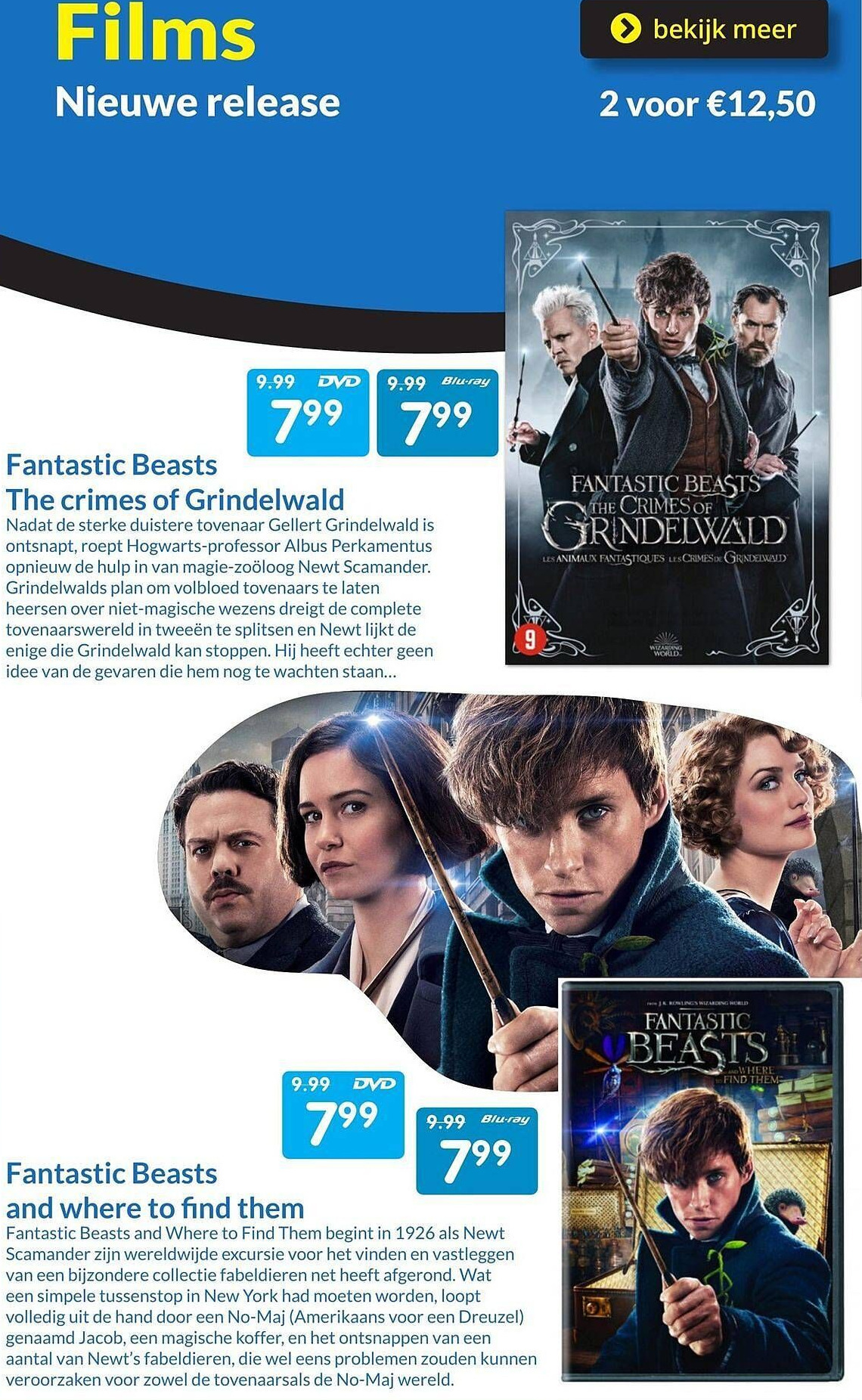 Boekenvoordeel Films Nieuwe release aanbieding
