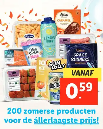 Lidl 200 zomerse producten voor de állerlaagste prijs! aanbieding