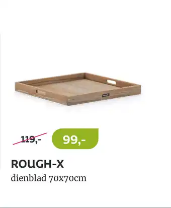 Kees Smit Rough-x dienblad 70x70 cm aanbieding