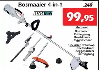 iTEK RSS Garden Tools Bosmaaier 4-In-1 aanbieding