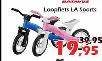 iTEK Batavus Loopfiets LA Sports aanbieding