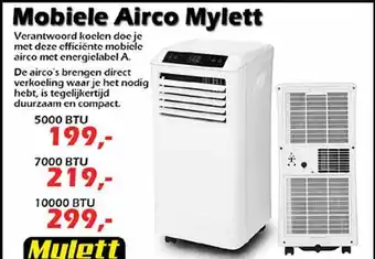 iTEK Mobiele Airco Mylett aanbieding