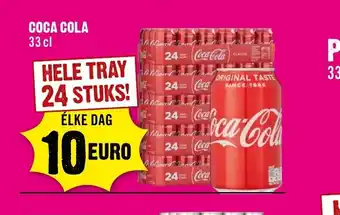 Dirck 3 Coca Cola 33 cl hele tray 24 stuks! aanbieding