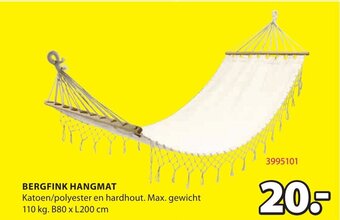 Jysk Bergfink Hangmat aanbieding