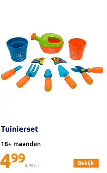 Action Tuinierset aanbieding