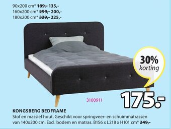Jysk Kongsberg Bedframe aanbieding