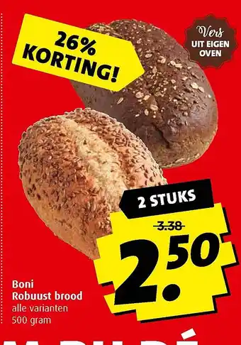 Boni Boni Robuust brood aanbieding