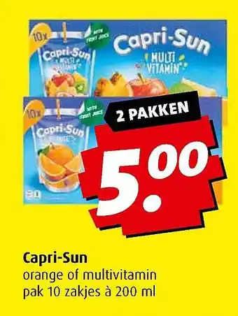 Boni Capri-Sun pultivitar aanbieding