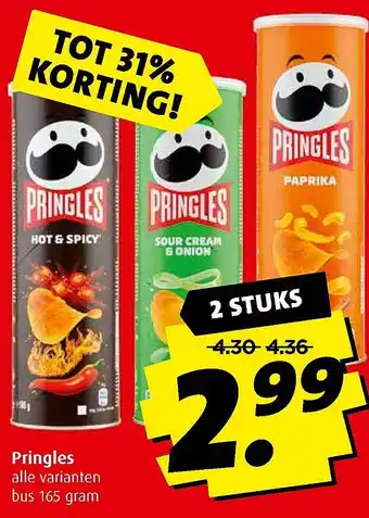 Boni Pringles aanbieding